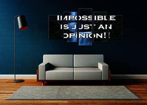 Just An Opinion – Abstract Canvas Wall Art