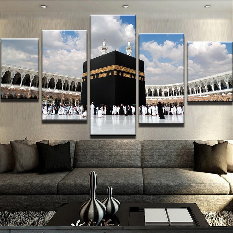 Kaaba In Mecca – Religion Canvas Wall Art