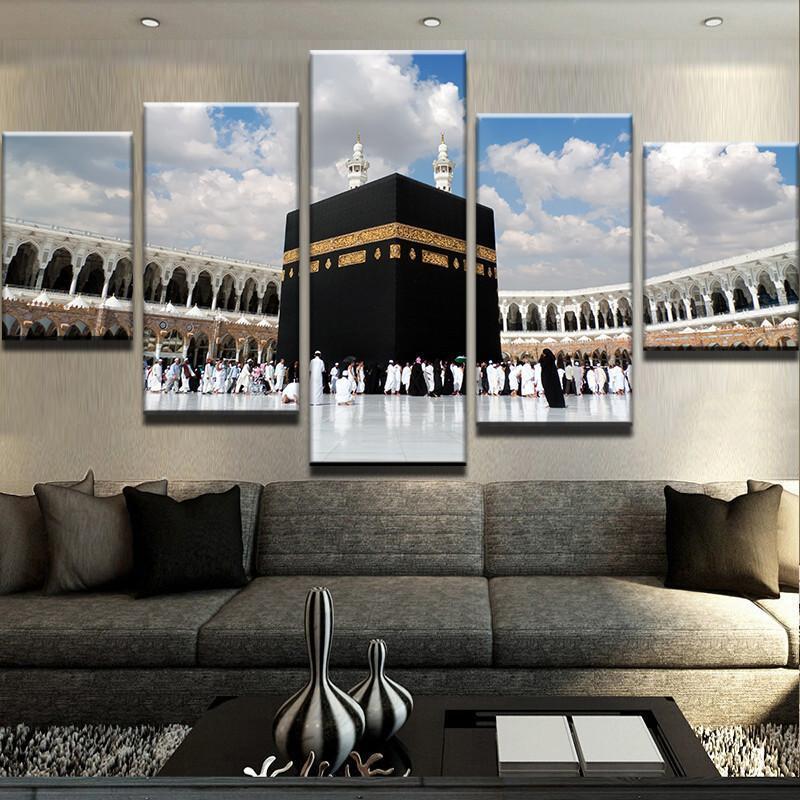 Kaaba In Mecca – Religion Canvas Wall Art