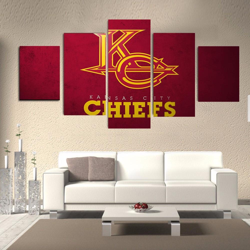 Kansas City Chiefs College Football Team – Sport Canvas Wall Art