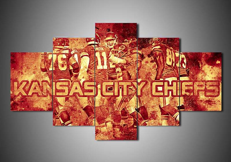 Kansas City Chiefs Team Sport Canvas Wall Art