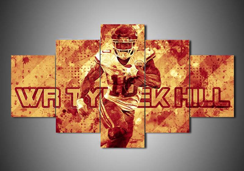 Kansas City Chiefs – Tyreek Hill – Sport Canvas Wall Art