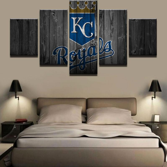 Kansas City Royals Baseball Barn Wood – Sport Canvas Wall Art
