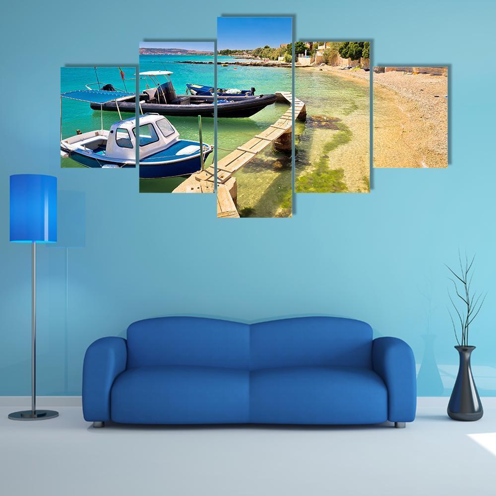 Kastel Stafilic Turquoise Beach View – Nature Canvas Wall Art
