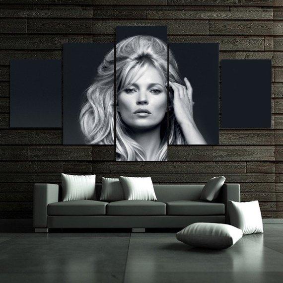 Kate Moss 01 – Famous Person Canvas Wall Art