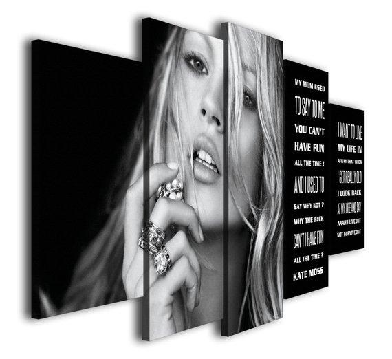 Kate Moss – Famous Person Canvas Wall Art