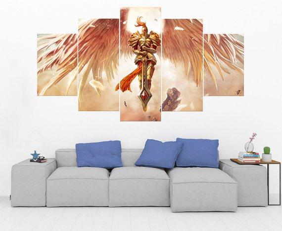 Kayle – League Of Legends – Gaming Canvas Wall Art