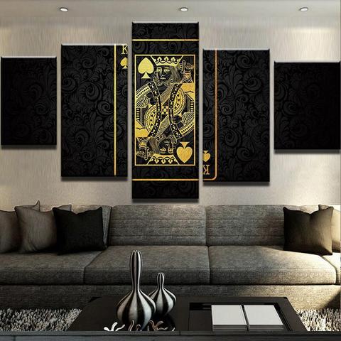 King Of Spades – Abstract Canvas Wall Art
