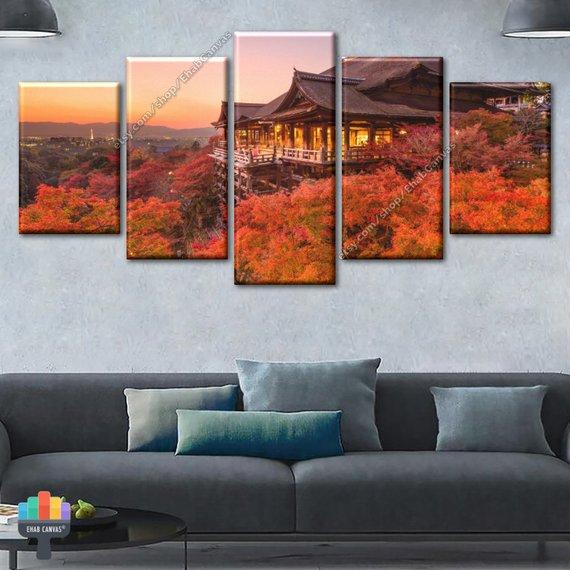 Kiyomizu-Dera Kannon Temple Kyoto Japan – Nature Canvas Wall Art