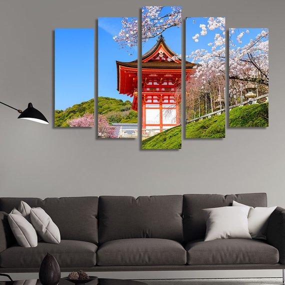 Kiyomizu Dera Temple In Kyoto – Nature Canvas Wall Art