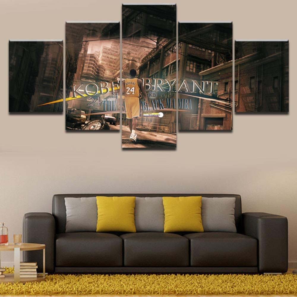 Kobe Bryant Basketball Player – Sport Canvas Wall Art