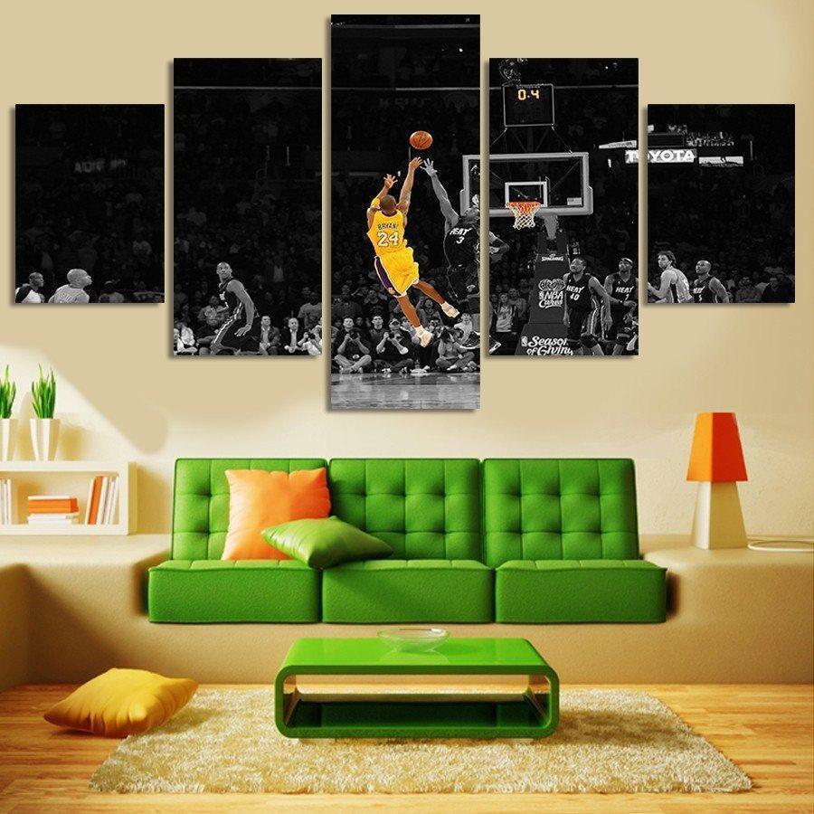 Kobe Bryant La Lakers Buzzer Beater Sport – Canvas Wall Art