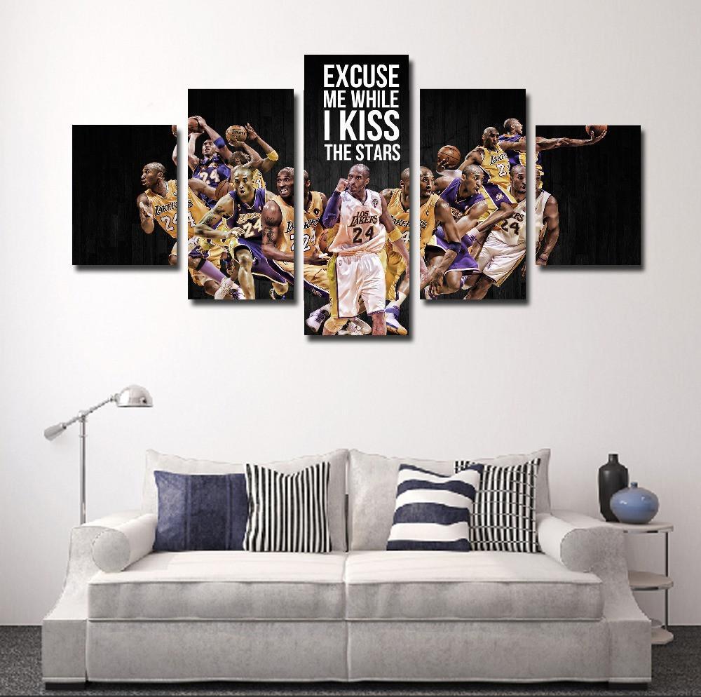 Kobe Bryant Star – Sport Canvas Wall Art