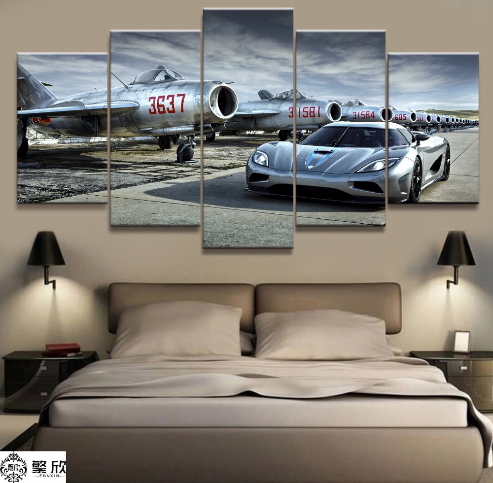Koenigsegg Agera Super Car Canvas Wall Art