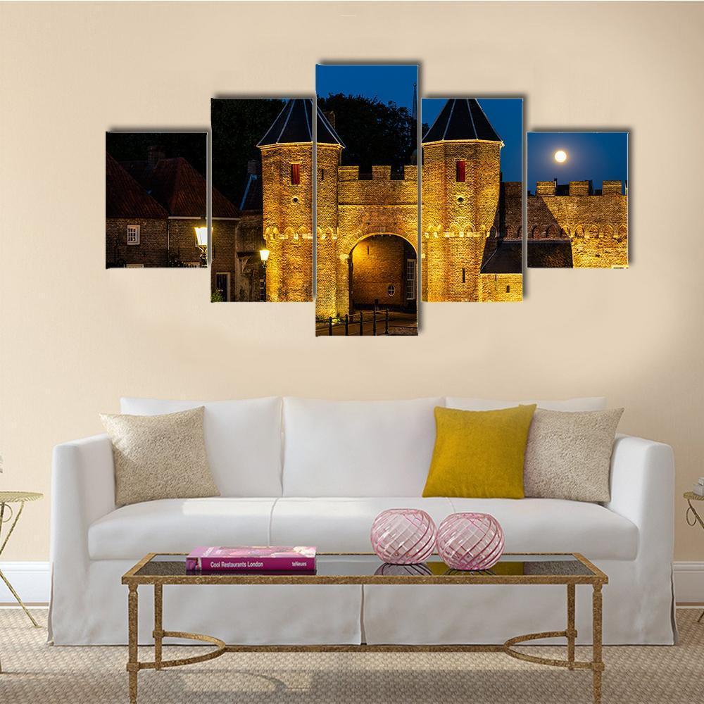 Koppelpoort Gate In The Evening – Nature Canvas Wall Art