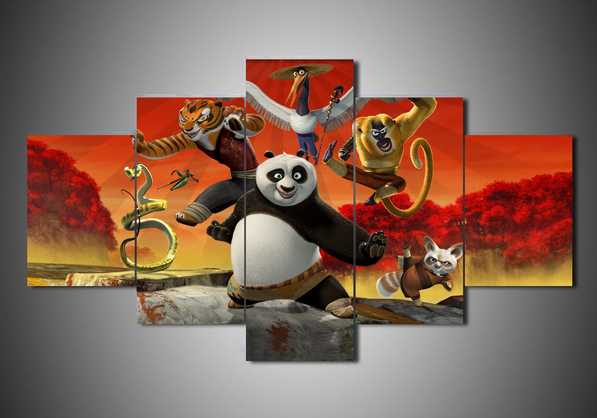 Kungfu Panda 1 – Cartoon Canvas Wall Art