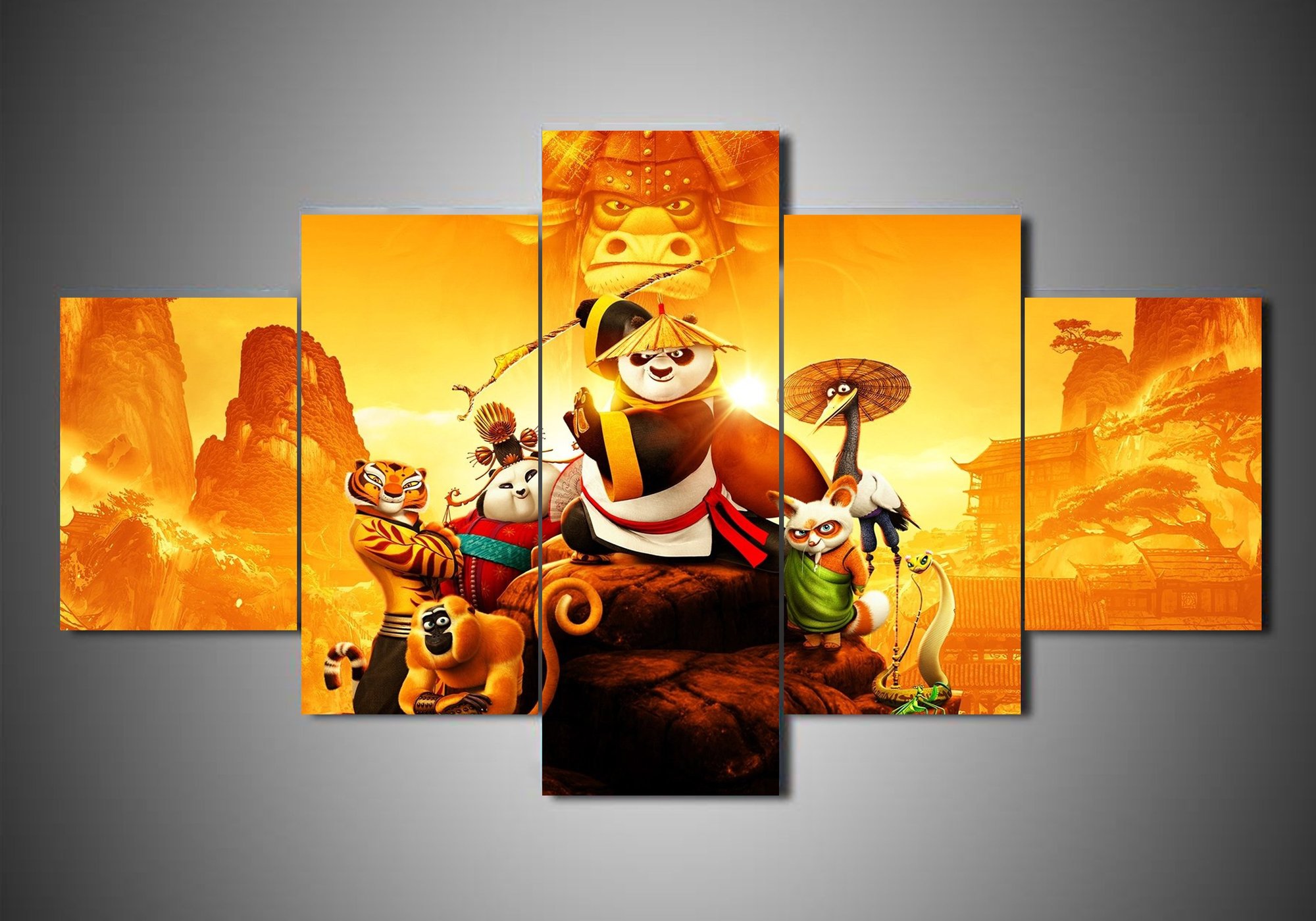 Kungfu Panda 3 – Cartoon Canvas Wall Art