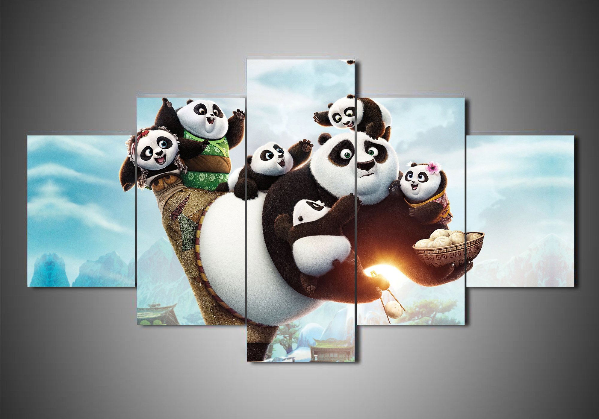 Kungfu Panda – Cartoon Canvas Wall Art