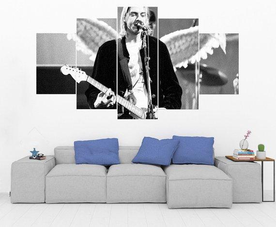 Kurt Cobain – Nirvana 3 – Movie Canvas Wall Art