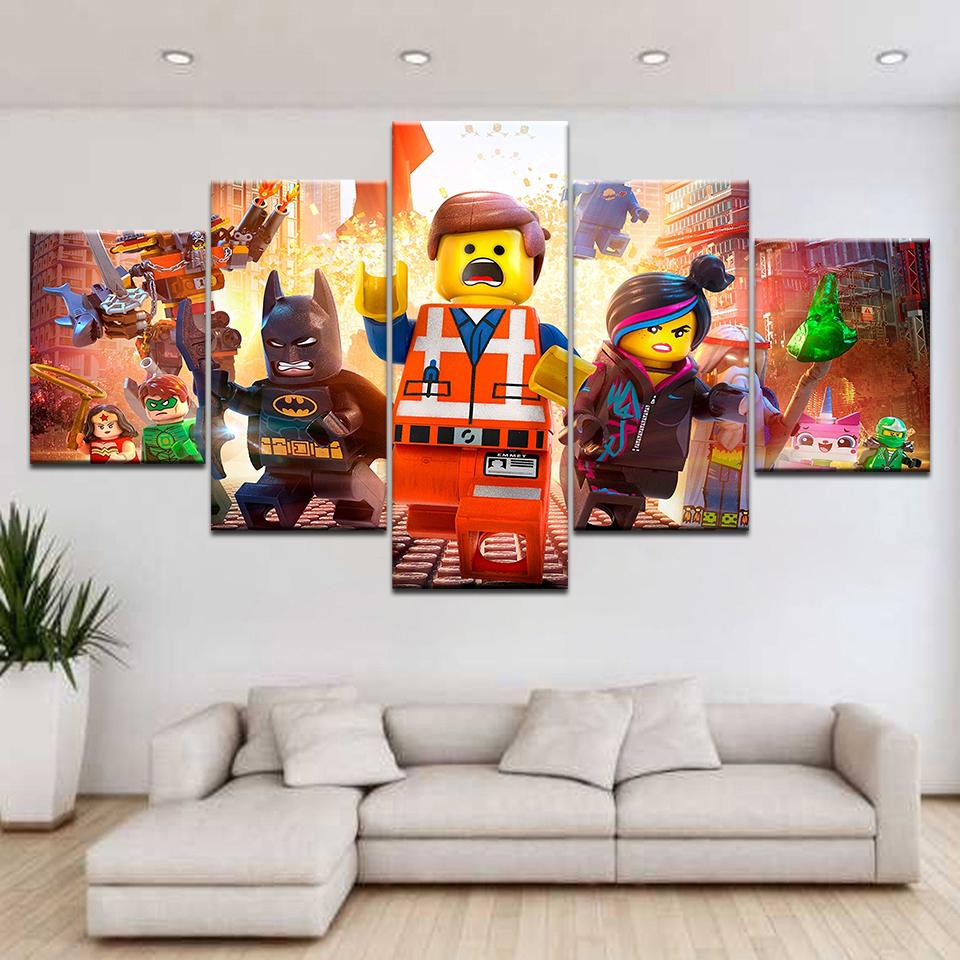 La Grande Aventure Lego – Movie Canvas Wall Art