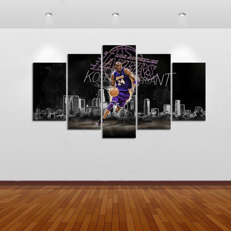 La Laker 24 Kobe Bryant Basketball Player – Sport Canvas Wall Art