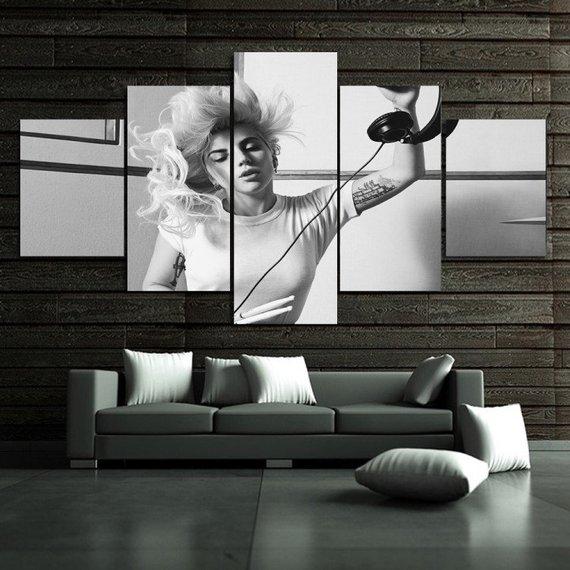 Lady Gaga 01 – Famous Person Canvas Wall Art