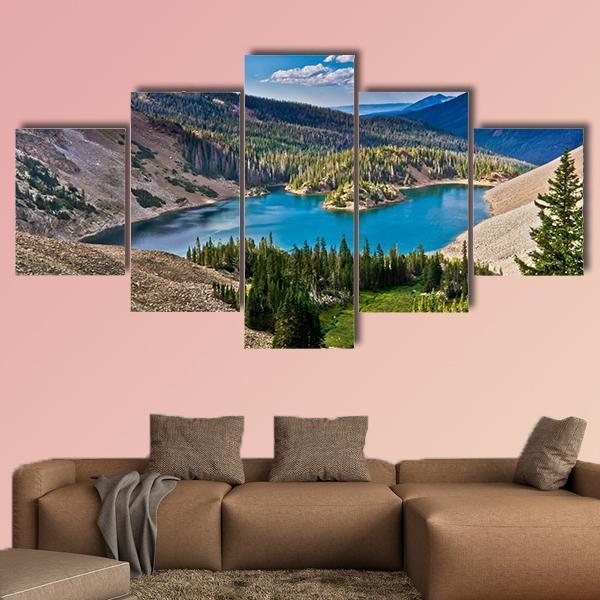Lake Agnes In Colorado – Nature Canvas Wall Art