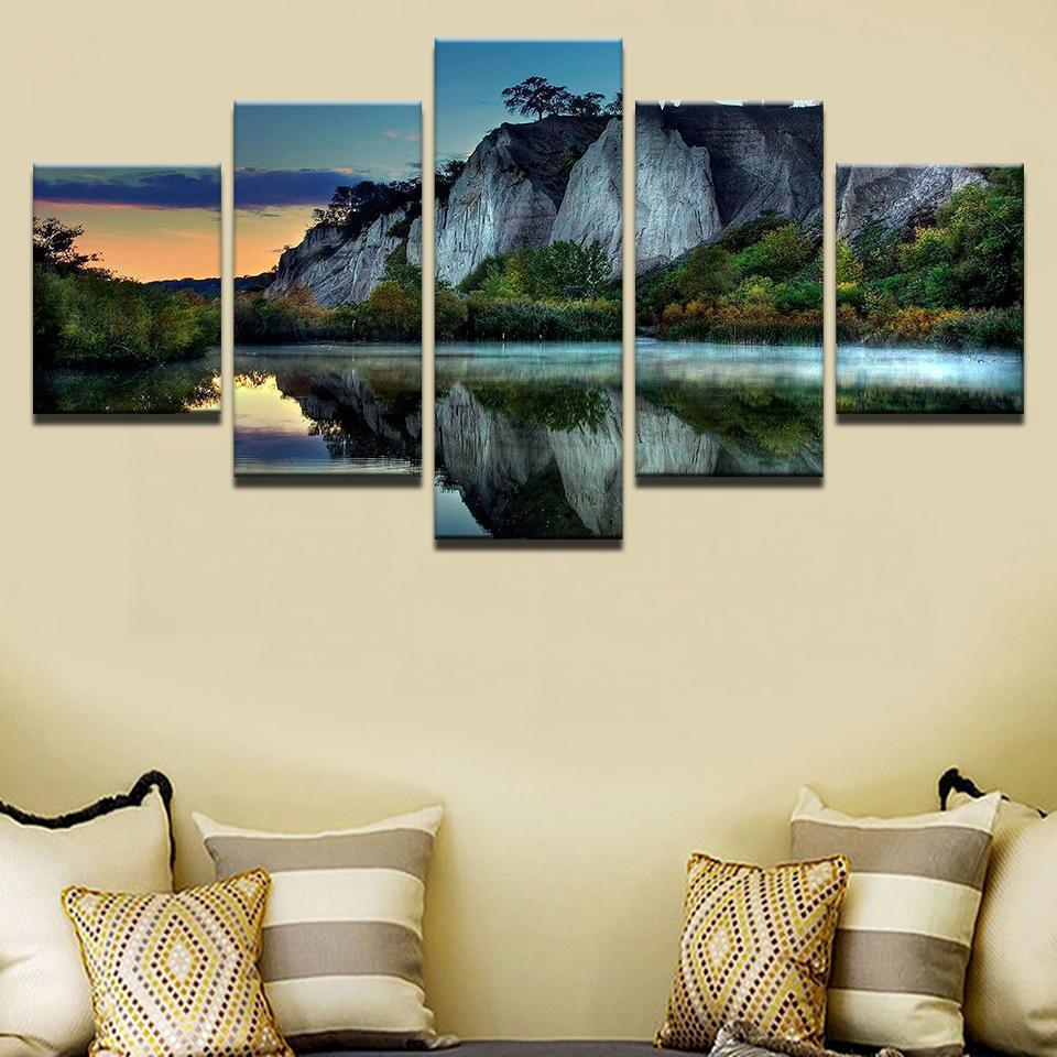 Lake And Moutain – Nature Canvas Wall Art