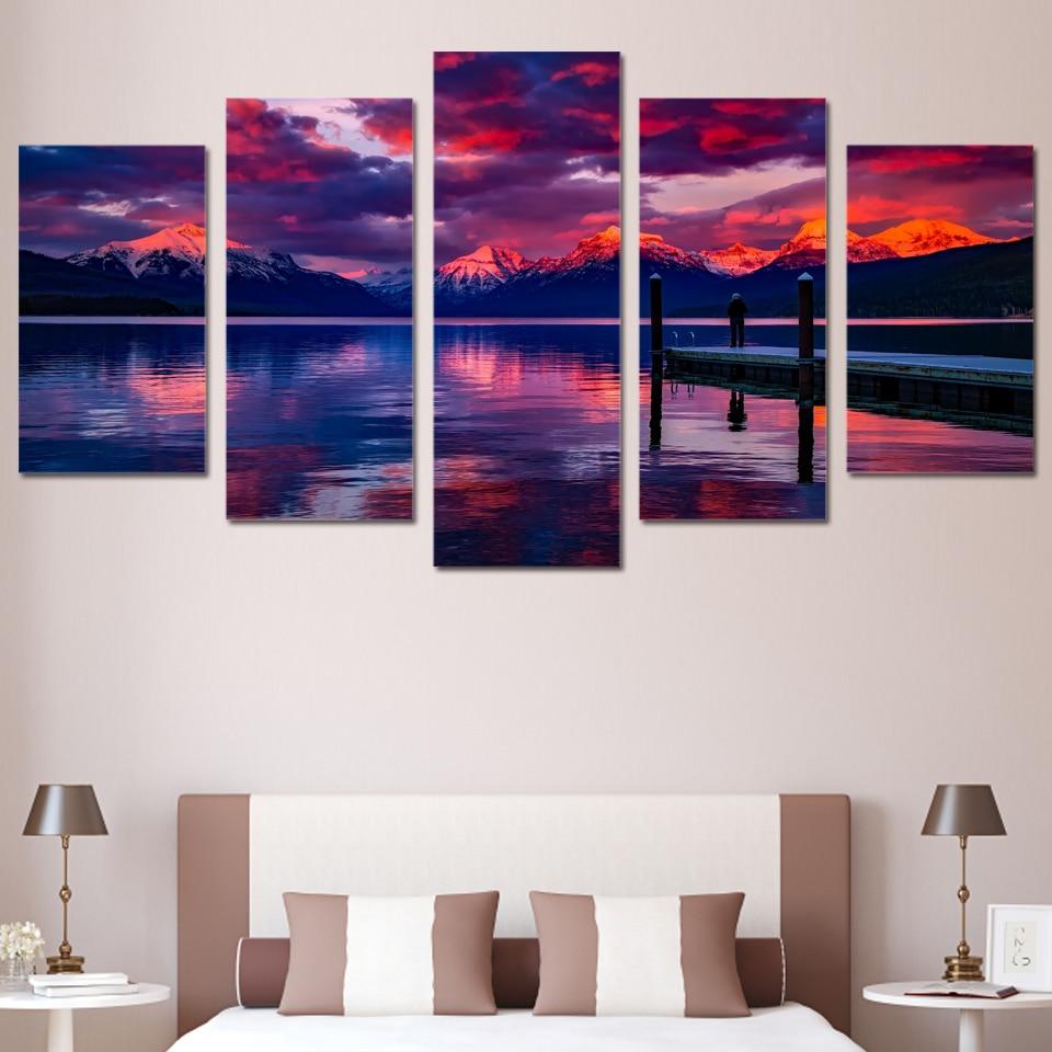 Lake Boardwalk – Nature Canvas Wall Art