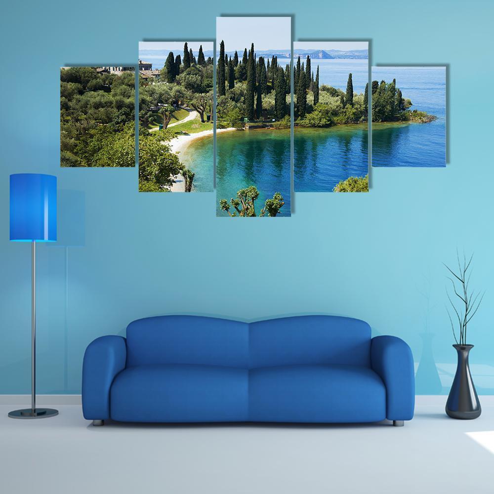 Lake Garda In Italy – Nature Canvas Wall Art