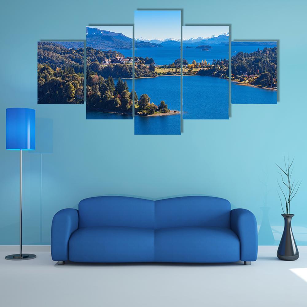 Lake In Nahuel Huapi – Nature Canvas Wall Art