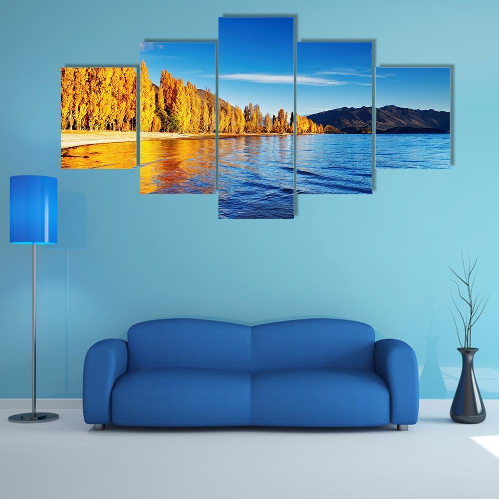 Lake Wanaka In New Zealand – Nature Canvas Wall Art