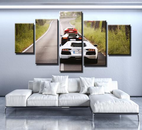 Lambo Road Trip – Automative Canvas Wall Art