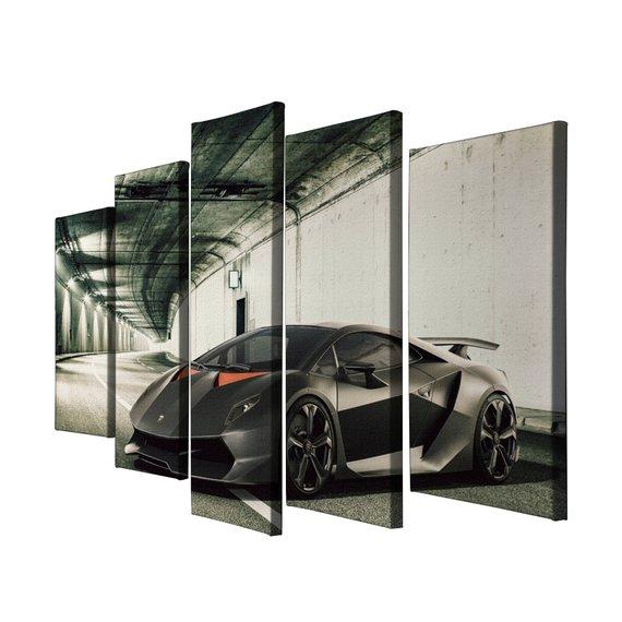 Lamborghini Elemento Racing Car – Automative Canvas Wall Art
