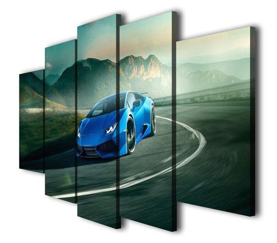 Lamborghini Huracan Racing Car – Automative Canvas Wall Art