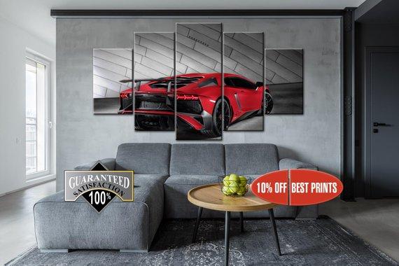 Lamborghini Sport Car 4 – Automative Canvas Wall Art