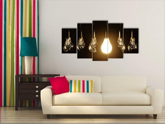 Lamp – Abstract Canvas Wall Art