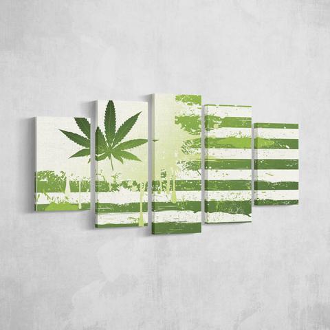 Land Of The High – Abstract Canvas Wall Art