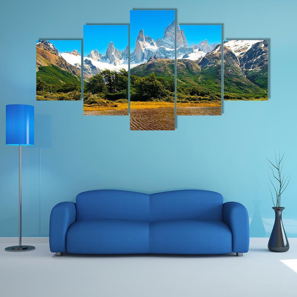 Landscape In Los Glaciares National Park – Nature Canvas Wall Art