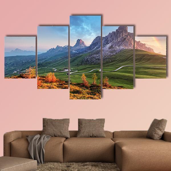 Landscape Nature Mountain In Alps – Nature Canvas Wall Art