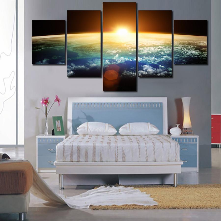 Landscape The Dawn Of The Universe – Space Canvas Wall Art