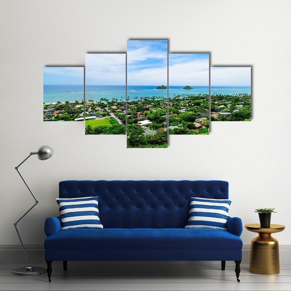 Lanikai Beach In Hawaii – Nature Canvas Wall Art