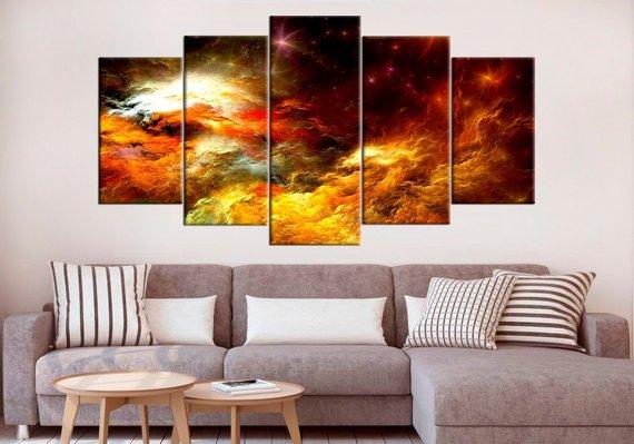 Large Abstract Clouds – Abstract Canvas Wall Art