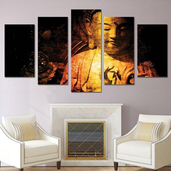 Large Buddha 2 – Religion Canvas Wall Art