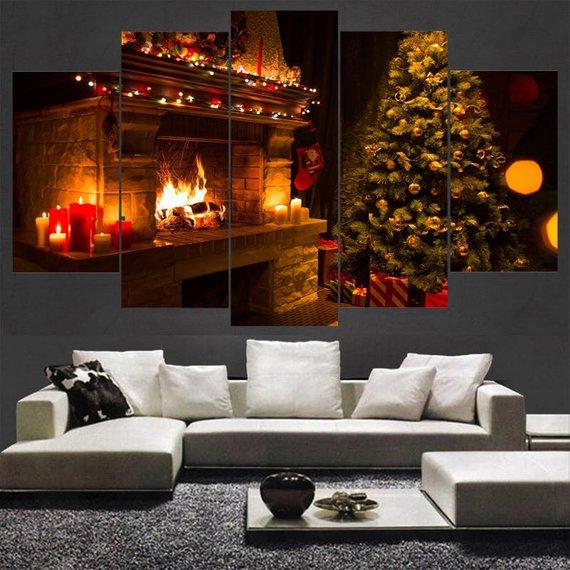 Large Christmas Tree 2 – Christmas Canvas Wall Art