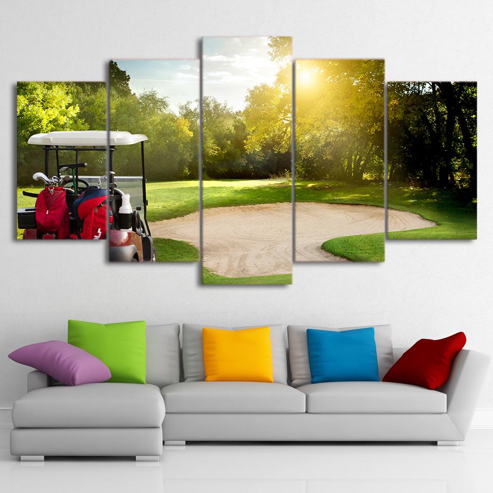 Large Green Golf Course – Nature Canvas Wall Art
