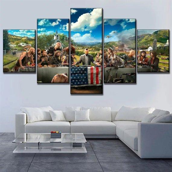 Last Supper – Abstract Canvas Wall Art