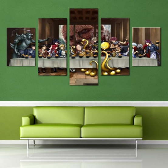Last Supper: Anime United Canvas Wall Art