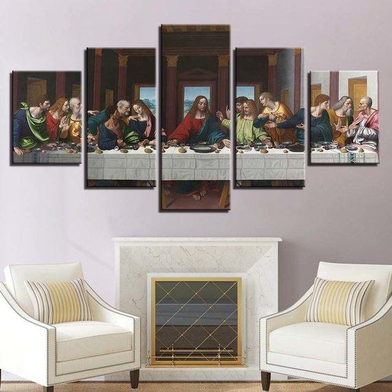 Last Supper Jesus Christ – Religion Canvas Wall Art