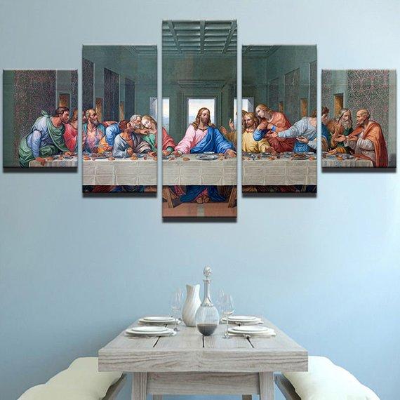 Last Supper Landscape – Abstract Canvas Wall Art